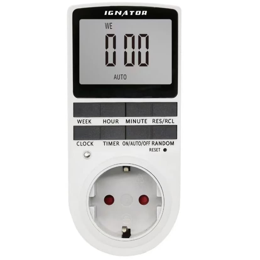 Temporizador Digital 16A Ignator L+N